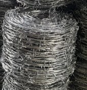 تصویر سیم خاردار خطی سوزنی مفتول ۲/۵ 