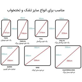 تصویر گیره نگهدارنده رو تختی 4 سر 