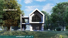 تصویر نقشه ویلا دوبلکس سه خوابه villa-099 