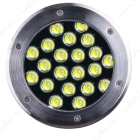 تصویر چراغ دفنی گرد 21 وات ای دی سی 