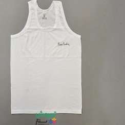 تصویر زیرپوش مردانه رکابی سفید Pierre Cardin - پک 3 عددی زیرپوش مردانه رکابی سفید ۱۰۰٪ پنبه