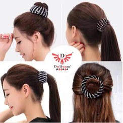 تصویر گیره چنگکی نگین دار سایز بزرگ مناسب موهای پرحجم 