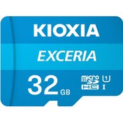 تصویر کارت حافظه microSDHC کیوکسیا مدل EXCERIA کلاس 10 استاندارد UHS-I سرعت 100MBps ظرفیت 32 گیگابایت Kioxia EXCERIA microSDHC V10 UHS-I 100MBps - 32GB