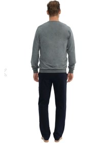 تصویر ست پیژامه فاق نرمال آستین بلند لایسنس دار- تحت لیسانس مردانه | یو اس پولو U.S. Polo Assn. perita-18815 