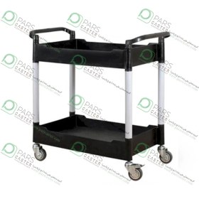 تصویر ترولی دو طبقه پلاستیکی 