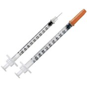 تصویر سرنگ انسولین یکپارچه حلما 1 میل (هربسته 100 عددی) HELMA insulin syringe 1ml