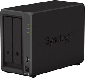 تصویر Synology DS723+ 2-Bay Diskstation NAS (AMD Ryzen?? 4 Threads R1600 Dual-Core 2GB Ram 2xRJ-45 1GbE LAN-Port - ارسال 15 الی 20 روز کاری 