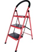 تصویر نردبان ۳ پله فلزی کارسان 