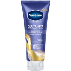 تصویر لوسیون سرم روشن کننده بدن وازلین مدل vaseline healthy bright GLUTA-HYA 