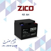 تصویر باتری 12 ولت 42 آمپر یو پی اس زیکو 