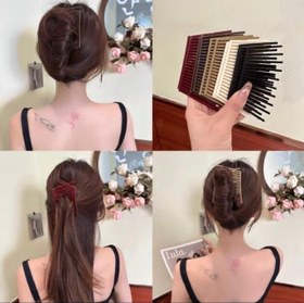 تصویر شانه شینیون 