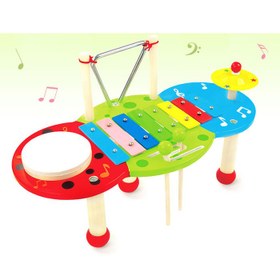 تصویر بلز و درام چوبی 