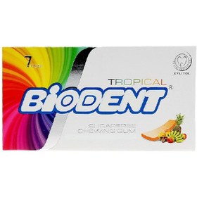 تصویر بایودنت - آدامس سری دیلی طعم استوایی 24 بسته ای gum Tropical fruits biodent