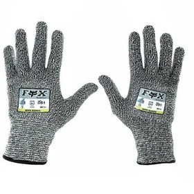 تصویر دستکش کار ضد برش fox کد 051 HPPE GLOVES FOX