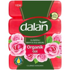 تصویر صابون دالان حاوی گلیسیرین و عصاره گل رز تعداد 4 عددی 