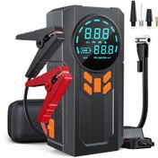 تصویر جامپ استارت و پمپ باد خودرو مدل چندکاره JN088 jump starter