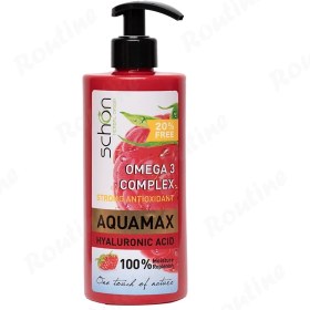 تصویر کرم آبرسان آکوامکس شون مدل امگا 3 حجم 500 میلی‌لیتر 