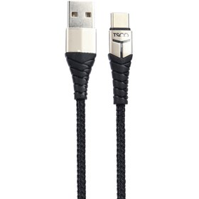 تصویر کابل تایپ سی TSCO TC C186 2.1A 1m TSCO TC C186 2.1A 1M USB TO TYPE-C CABLE