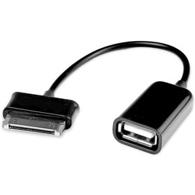تصویر کابل OTG به USB تبلت سامسونگ ا Samsung Galaxy Tab OTG To USB Cable Samsung Galaxy Tab OTG To USB Cable