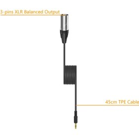 تصویر کابل اتصال 3.5 میلیمتری به XLR کامیکا COMICA CVM-D-XLR 