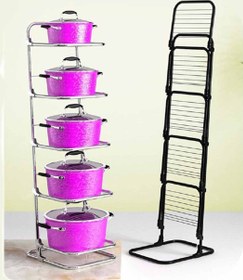 تصویر پایه قابلمه آیرون ۵ طبقه 