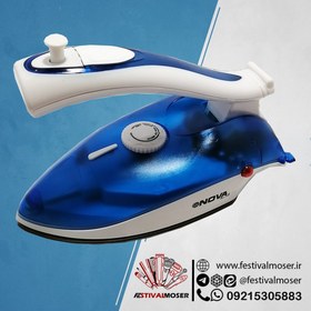 تصویر اتو مسافرتی تاشو نوا مدل NI-1200TS Nova folding travel iron model NI-1200TS