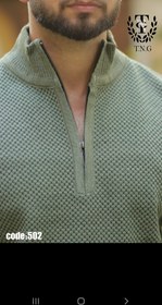 تصویر پلیور نیم زیپ 