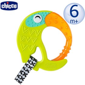 تصویر دندانگیر طبی طرح طوطی چیکو Chicco Chicco Fresh Refreshing medical toothpick with parrot design code: 1434/2816