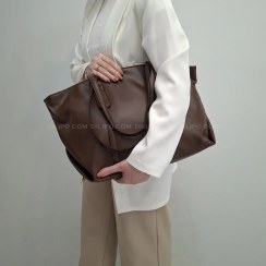 تصویر کیف زنانه بزرگ دانشجویی و اداری شاینا 2639 