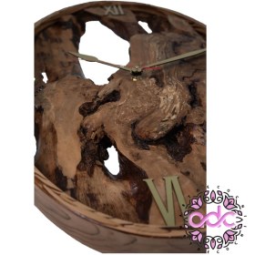 تصویر ساعت رزینی چوبی 