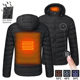 تصویر کاپشن پاور هیتردار Jacket with power heater