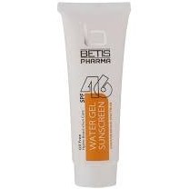 تصویر ژل کرم ضد آفتاب و آبرسان بتیس فارما Betis Pharma SPF-46 ضد آفتاب صورت مدل ژل کرم ضد آفتاب و آبرسان مناسب انواع پوست بویژه پوست های چرب و مستعد به آکنه مناسب برای انواع پوست SPF 46 حجم برند بتیس بدون رنگ