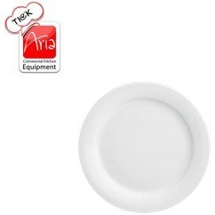 تصویر بشقاب تخت میوه خوری چینی زرین سفید (سایز 20) Zarin Iran Hotel-49 White 1 Piece Porcelain Dessert-Plate 20