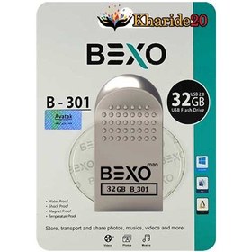 تصویر فلش مموری بکسو مدل B-301 ظرفیت 32 گیگابایت Bexo B-301 Flash Memory 32GB