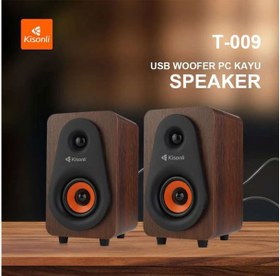تصویر اسپیکر دسکتاپ KISONLI مدل T-009 KISONLI T-009