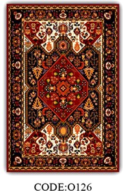 تصویر فرش چاپی طرح سنتی ابریشمی - 100×۱۵۰ O126