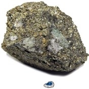 تصویر سنگ راف پیریت نمونه استثنایی و معدنی S1647 