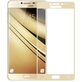 تصویر محافظ صفحه نمایش شیشه ای تمپرد مدل Full Cover مناسب برای گوشی موبایل سامسونگ Galaxy C5 
