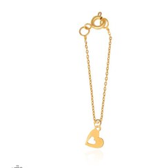 تصویر آویز ساعت طلا زنانه طرح قلب ولنتاین کد WP345 