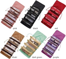 تصویر کیف آرایش مسافرتی تاشو چهار خونه 