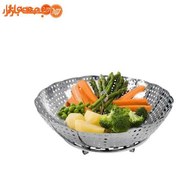 تصویر سبد بخارپز تاشو استیل مدل K38 