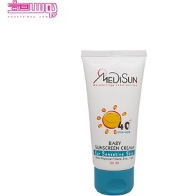 تصویر کرم ضد آفتاب کودکان ا Medisun Sunscreen Cream for baby SPF40 Medisun Sunscreen Cream for baby SPF40