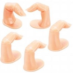 تصویر انگشت مصنوعی کاشت ناخن مدل FN01 مجموعه 5 عددی 