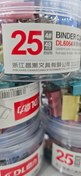 تصویر گیره دوبل رنگی سایز 25 میلی متر بسته 48 عددی paper clip size25 pack of 48
