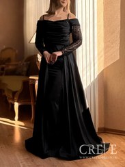 تصویر ماکسی زارا آستین سنگدوزی آریانا 