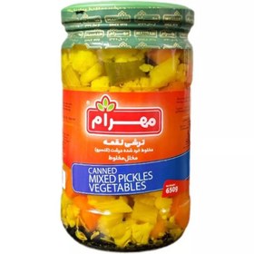 تصویر مهرام ترشی لقمه 650گ 