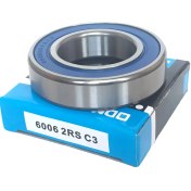 تصویر بلبرینگ وسط پلوس 405شبکه فیبریODM - (6006-2RS-C3-PA) 