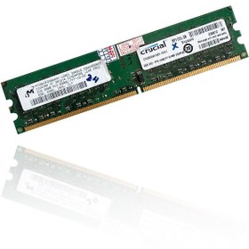 تصویر رم میکرون Micron 2GB DDR2 1066Mhz استوک 