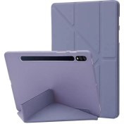 تصویر کیف کلاسوری اسمارت سیلیکونی مناسب تبلت سامسونگ S10 FE 