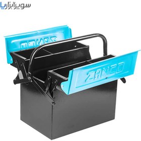 تصویر جعبه ابزار زانکو مدل Z-MTB322 فلزی دو طبقه ۵ عددی 